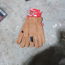 Milwaukee Reinforced Palm Goat Skin Leather Gloves