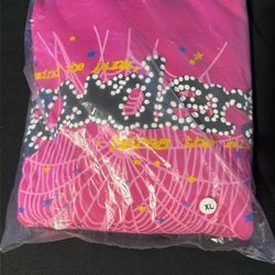 pink spider hoodie