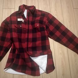 Red Head Flannel Warm Shirt Mens Size L