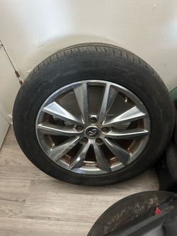Infiniti Q50 wheel rim and tire 17 inch 225-55-17