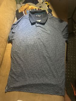 Penguin casual shirt small light blue prints.