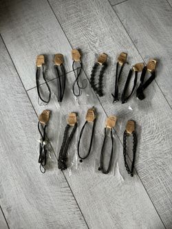 12 Pc Black Choker Necklace 