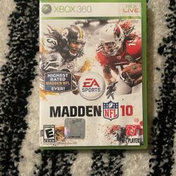 Madden 10 For Xbox 360