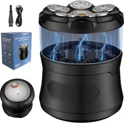 Waterproof Electric Head Shaver