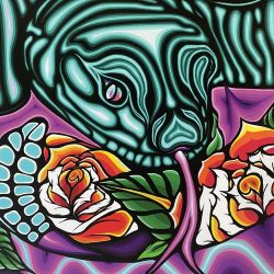 SOUTHWEST SNAKE PRINT SIGNED BY ARTIST 