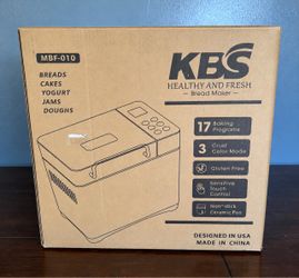 KBS 17-in-1 Automatic Bread Maker – Brand New in Box –