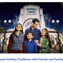4 Tickets to Universal Studios In Hollywood To Be Used By  December 17th For $400.