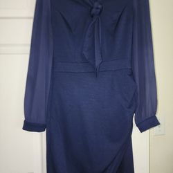 Dark Blue Cocktail Dress