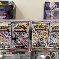 Pokemon Prismatic Evolutions Booster Packs *72 Packs*