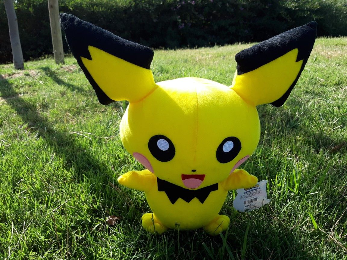 Pokemon Character Plush 15" Pichu Toy Factory 3135110