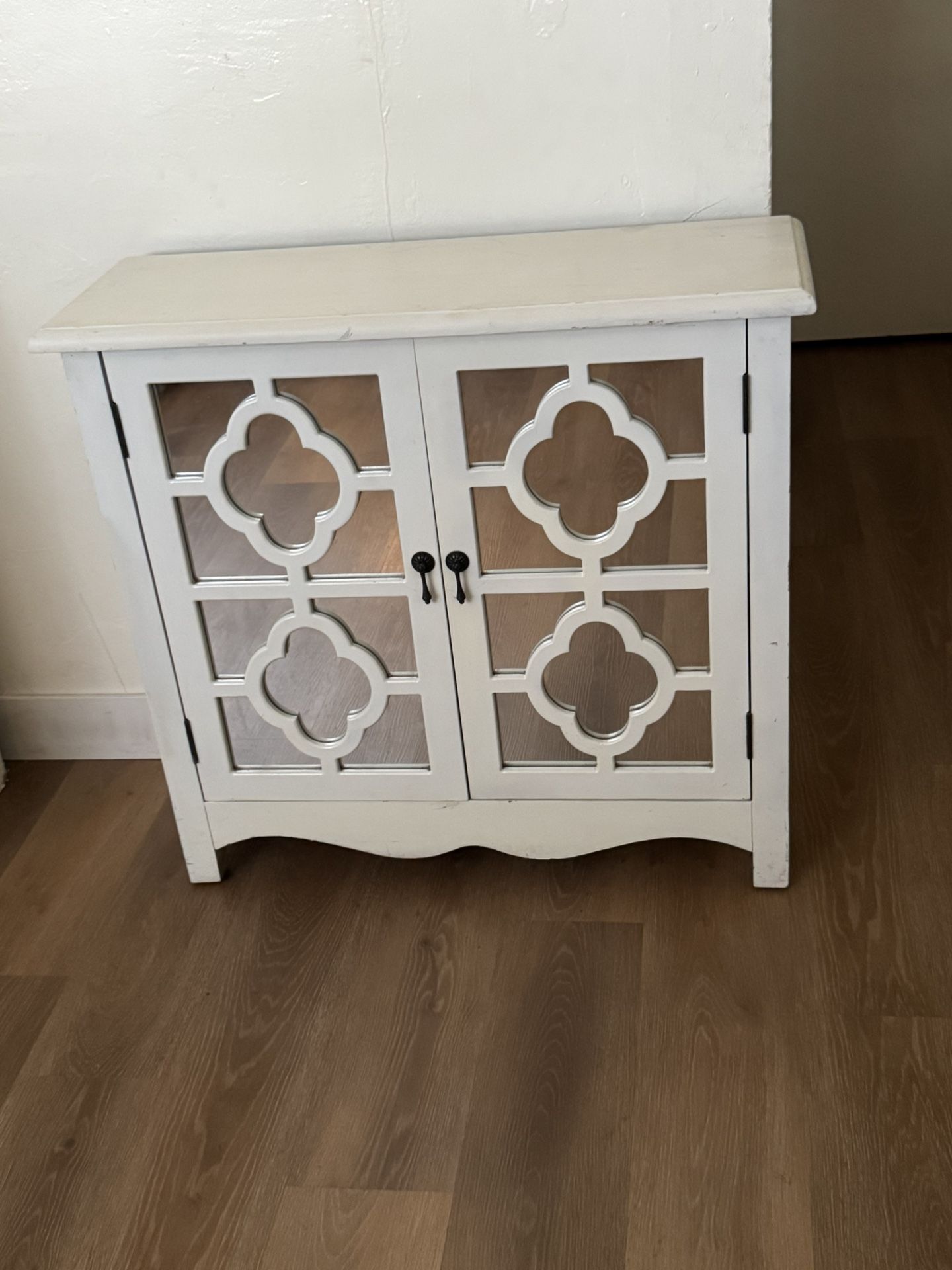 White Lifestorey Broadway Mirrored Cabinet
