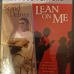 NEW DRAMA DOUBLE FEATURE DVD LEAN ON ME/STAND and DELIVER