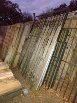 6 by 8 pressure treated wood fence panels