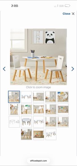 Kids table with chairs never open box
