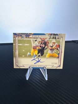 2020 PANINI NATIONAL TREASURES JOSHUA KELLEY FIELD PASS auto numbered 57|99 RC