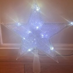 Lighted Star Tree Topper 
