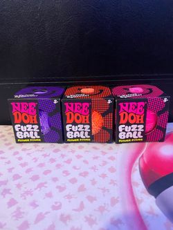 Nee Doh Fuzz Ball Flower Power 3-Pack