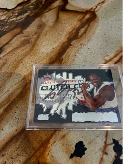 Shaquille O’Neal autographed card