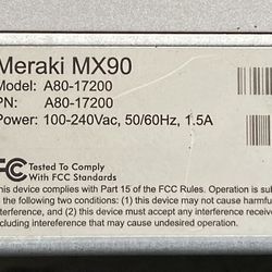 Meraki MX90 Router