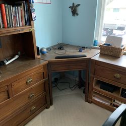 Bedroom set with matching bed