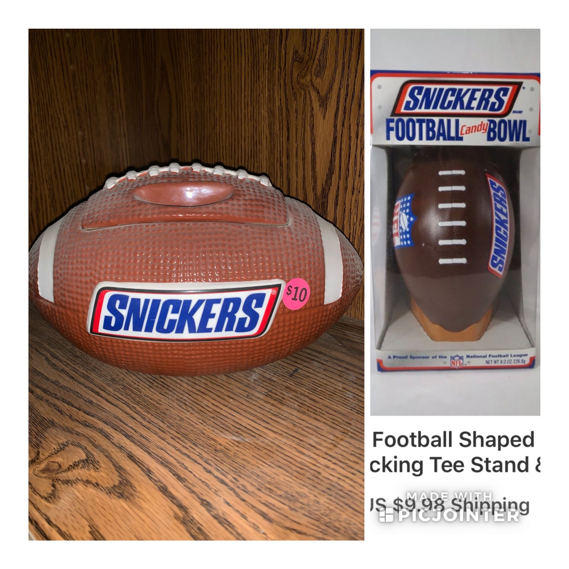 Football candy dish