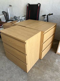 New Wood Dresser Storklinta 3 Deep Drawers Cajonera $145.- each