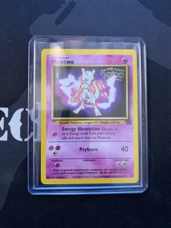 Pokemon Mewtwo promo card
