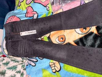 Stack flare purple jeans size 32 men