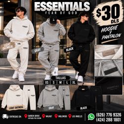 Fear of God Essentials Hoodie and Sweatpants Set