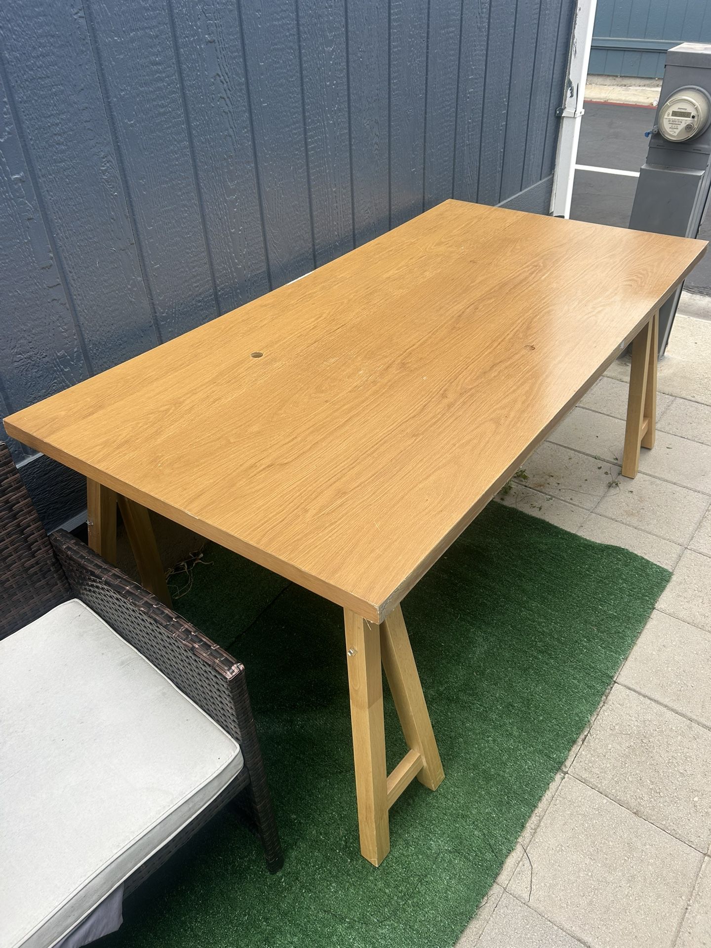 Barn style office table $50 OBO