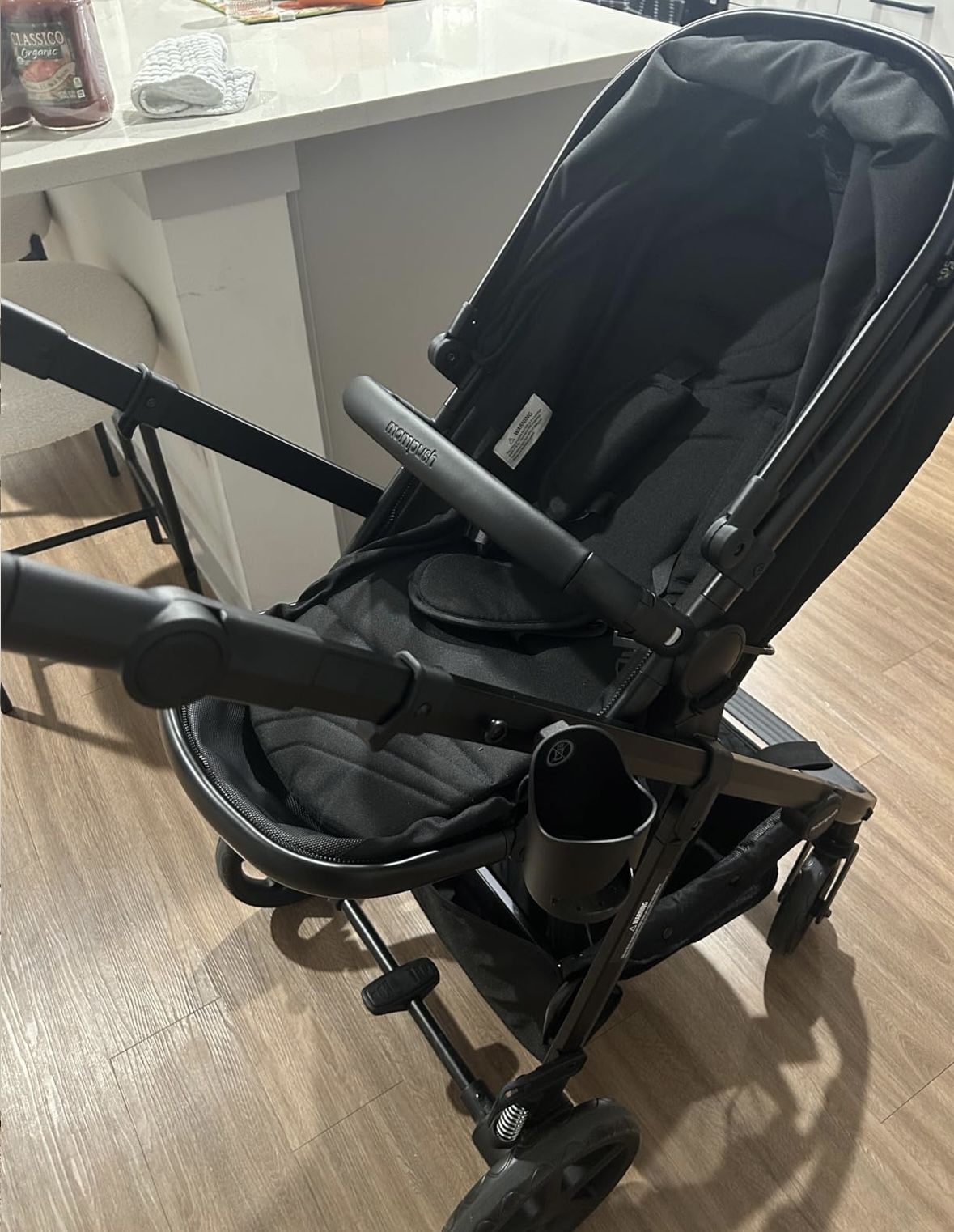 Mompush Baby Stroller, Convertible 2-in-1 with Bassinet