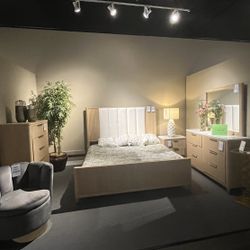 Brown 4PC King Bedroom Set