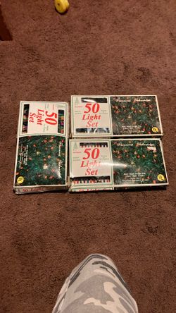 3 Brand New Christmas Lights For $8