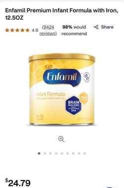 Brand New Enfamil Premium Infant Formula with Iron, 12.50Z