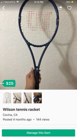 NEVER USED TENNIS RACKET