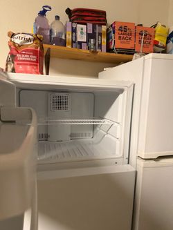 White fridge