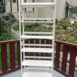 2 In 1 Stackable White Shelves