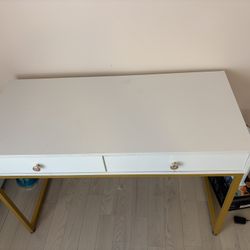 White Modern Desk