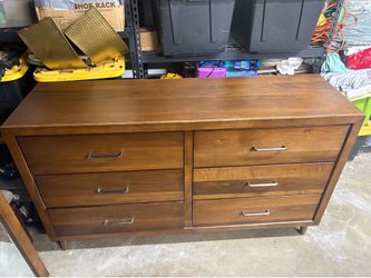 Wood Modern 6 Drawer Dresser ($425 OBO)