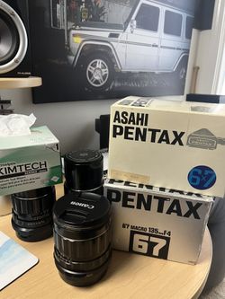 Pentax 6 X 7  (4) Lens Bundle + Prism