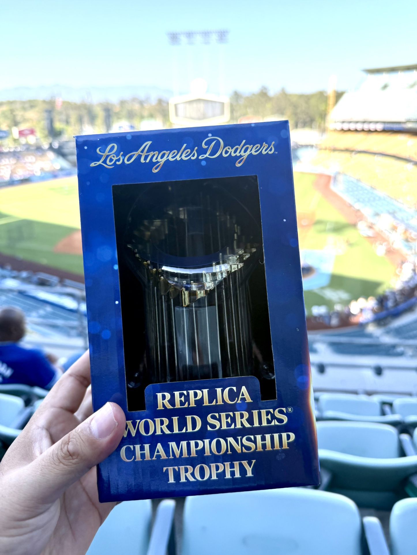 Dodgers 2024  World Series Replica Trophy  Will Trade For Ice Cube Only 