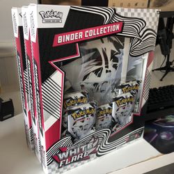 White Flare Binder Collection Pokémon Cards