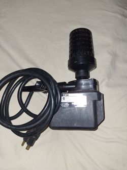 Little Giant Submersible Utility Pump Indoor/Outdoor 518917 PE-2F34 115V-60Hz $80Flow Rate: 300 gallons per hour (GPH) Shut-off Capability: 12.2 feet