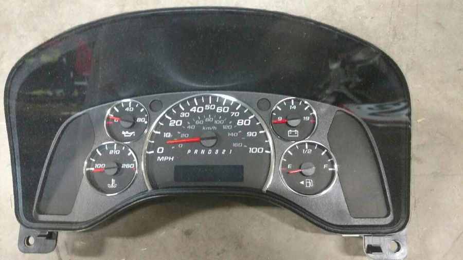 GMC cluster speedo