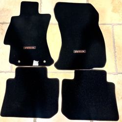 OEM 2015-2021 Subaru WRX Floor Mats W/ WRX Logo (Set Of 4)