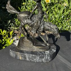 Frederic Remington Bronze Arizona Cowboy 