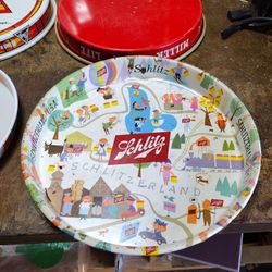 Schlitz Beer Metal Tray