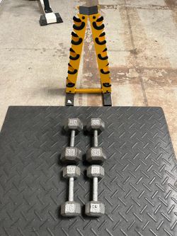 Dumbbell Weights with Stand