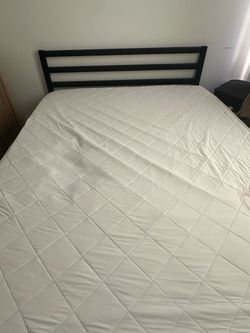 Queen metal bed frame
