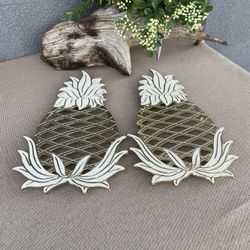 Pineapple Trivets Set Of 2 (Japan)